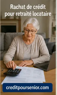 Retired woman checking loan statements at the kitchen table of her rented flat