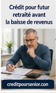Salariée proche de la retraite préparant son dossier de prêt avec ses relevés