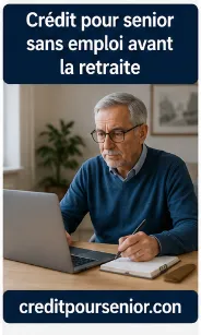 Man around sixty at a laptop comparing his unemployment benefit statement with a pension estimate