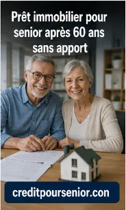 Senior locataire étudiant un plan de financement immobilier sans apport