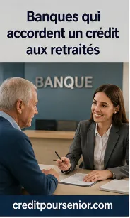 Banques qui accordent un crédit aux seniors et retraités