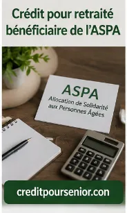 Crédit pour retraité avec minimum vieillesse (ASPA)