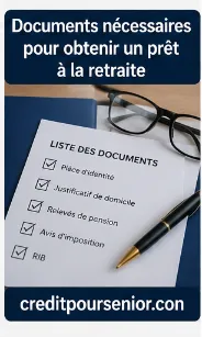 Quels documents pour un prêt pour retraité